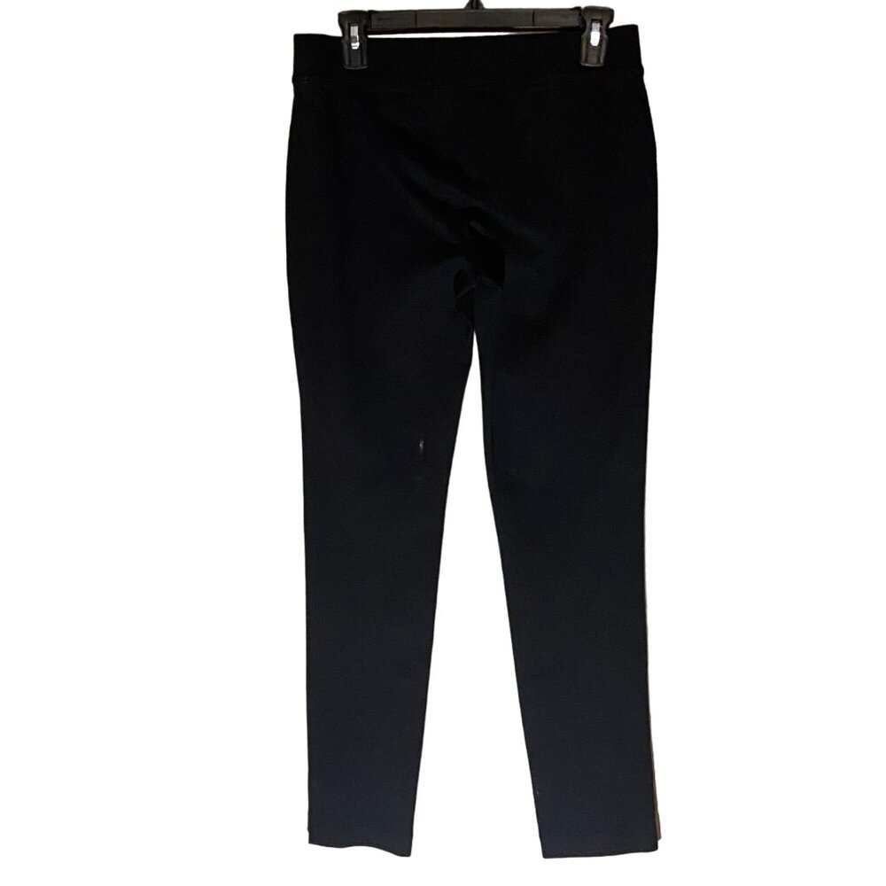 Eddie Bauer Black Pull On Pants Women Size 6 Cotton Modal Nylon Blend Comfy Hike